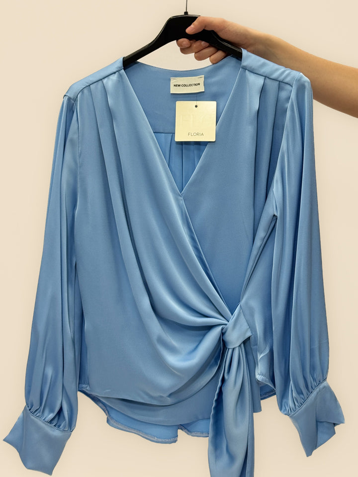 Xenia™  |  Crossed soft luxurious fabrics Shirt Knot