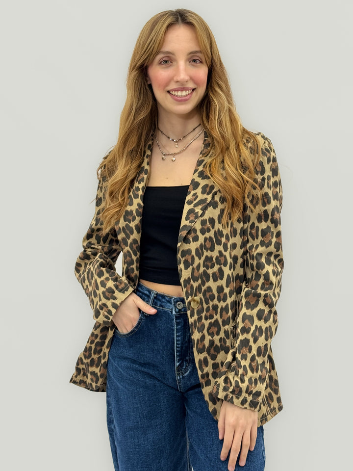 Leopard™  |  Print Soft Blazer