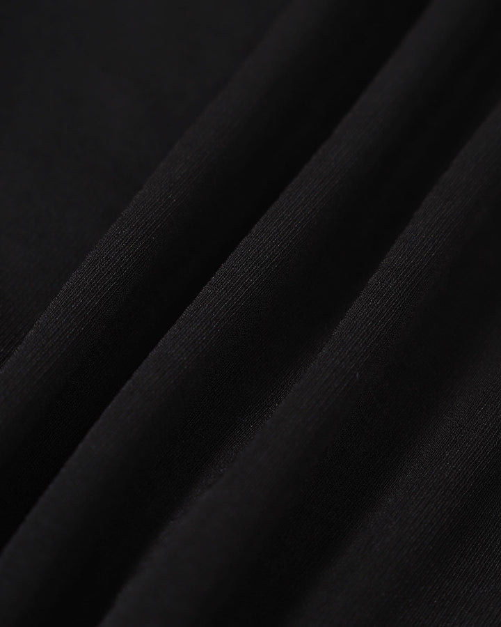 Dally Black Bodycon Maxi Dress, view 7 - Elena Harper