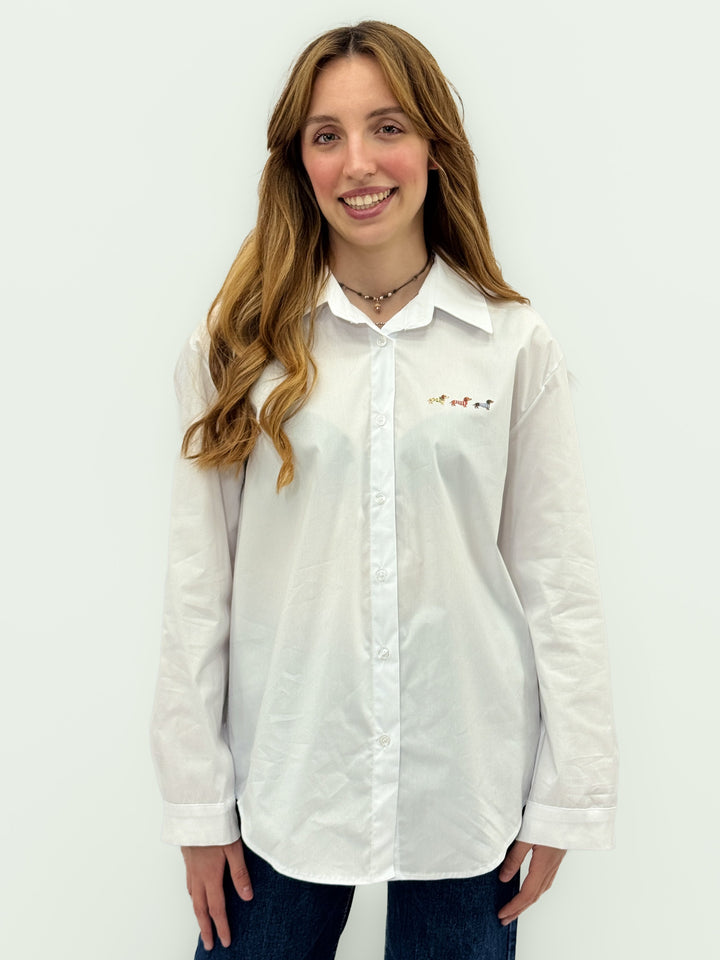 Una™  |  Dachshund Print Shirt