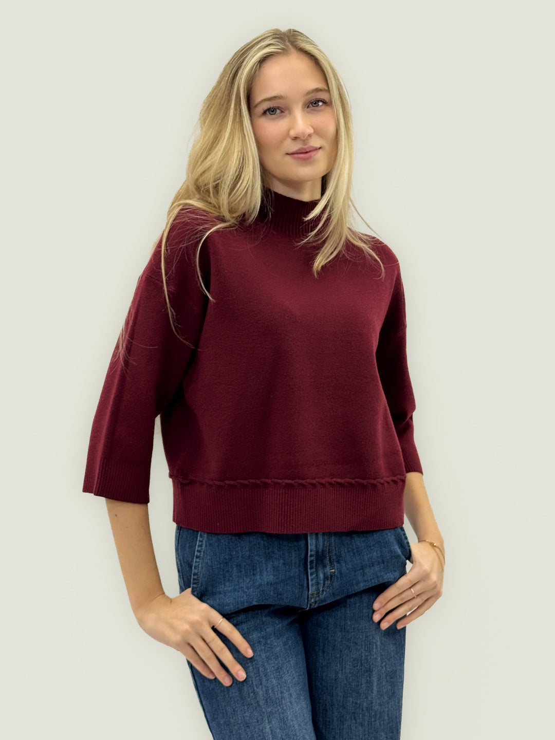 Helena™  |  3/4 Sleeve Polo Sophisticated