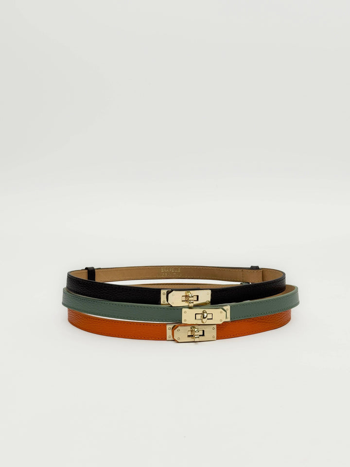 Genuine leather belt buckle by Emma & Rose Cape Town, featuring a stylish and durable accessory for men's or women's belts.