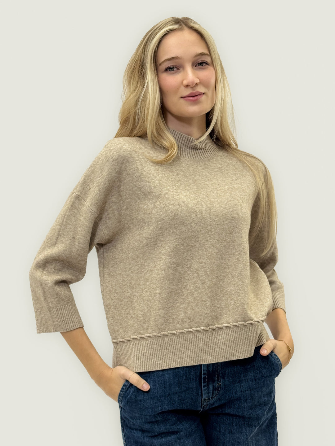 Helena™  |  3/4 Sleeve Polo Sophisticated