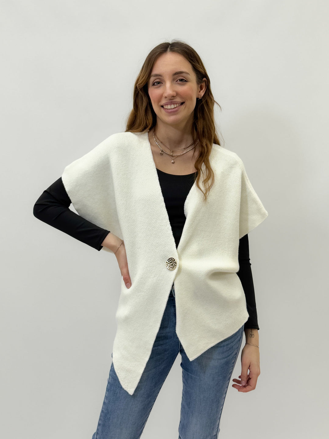 Mieke™  |  Asymmetric Top Button