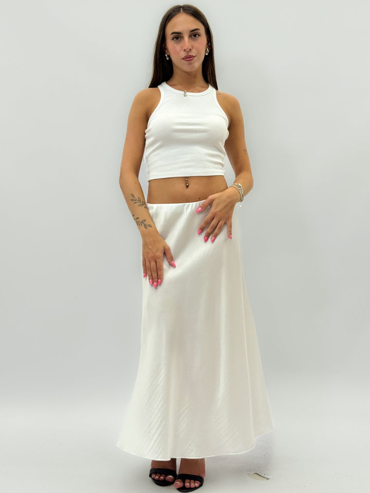 Margot™  |  Long soft luxurious fabrics Skirt Waist