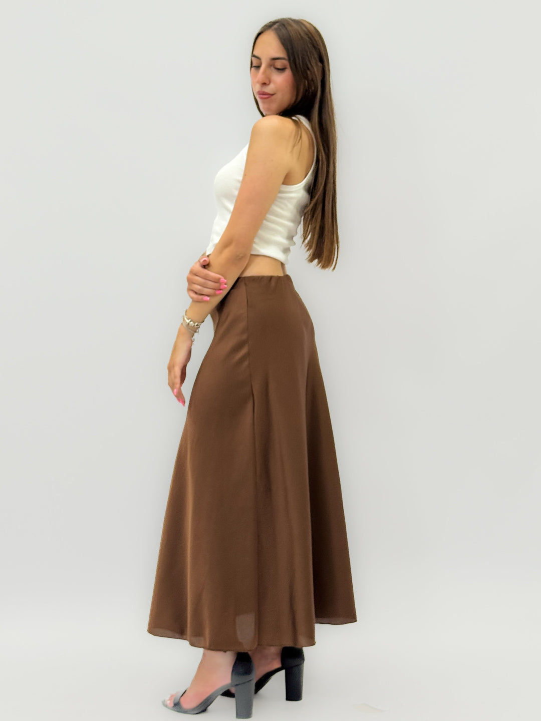 Margot™  |  Long soft luxurious fabrics Skirt Waist