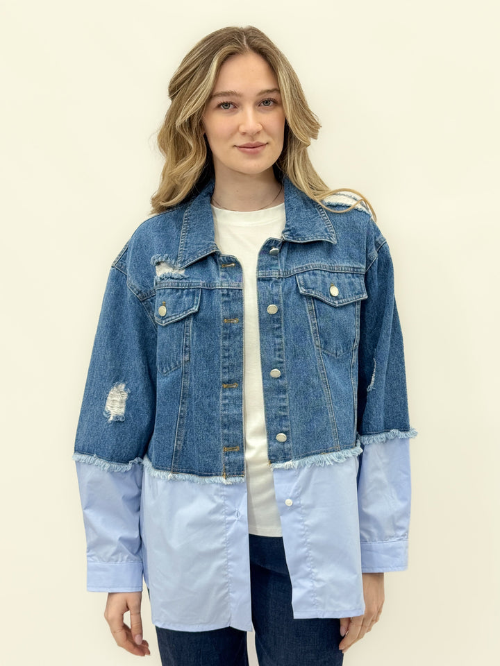 Katrien™  |  soft luxurious fabrics Jacket Combined Inserts