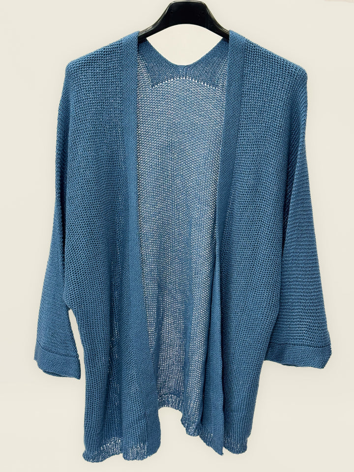 Willemien™  |  Open-knit Cardigan 3/4 Sleeves