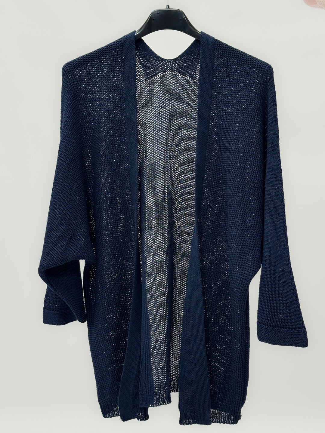 Willemien™  |  Open-knit Cardigan 3/4 Sleeves