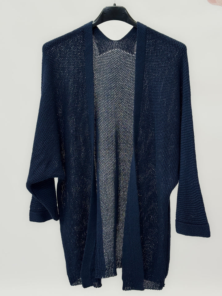 Willemien™  |  Open-knit Cardigan 3/4 Sleeves
