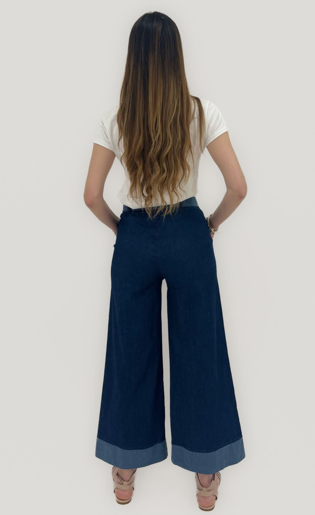 Adele™  |  Light soft luxurious fabrics Culotte Belt