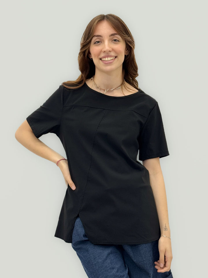 Gabriëlle™  |  T-shirt Decorative Stitching Hem