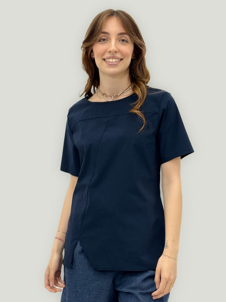 Gabriëlle™  |  T-shirt Decorative Stitching Hem