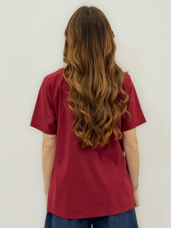 Gabriëlle™  |  T-shirt Decorative Stitching Hem