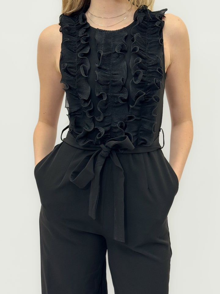 Annelie™  |  Elegant Jumpsuit Ruffles Belt