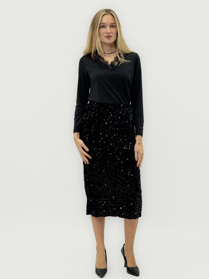 Nienke™  |  Sequin Midi Skirt