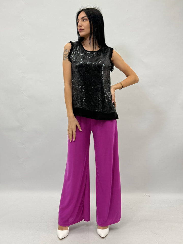 Odette™  |  Soft Wide-Leg Trousers Colour