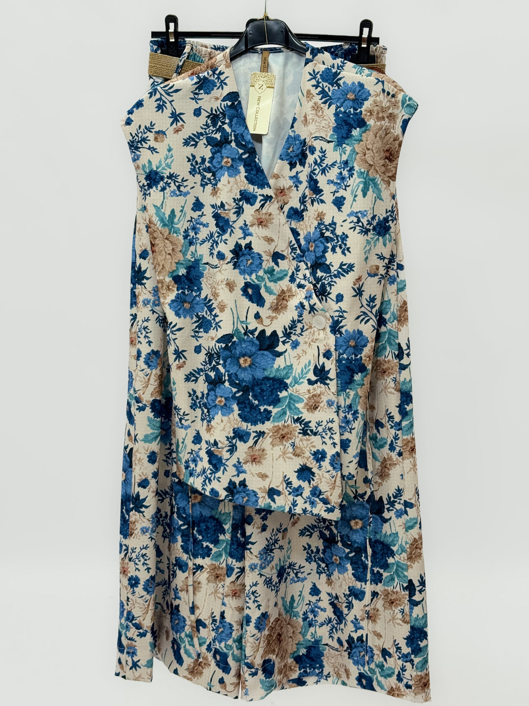 Zelda™  |  Floral Waistcoat Trouser Belt
