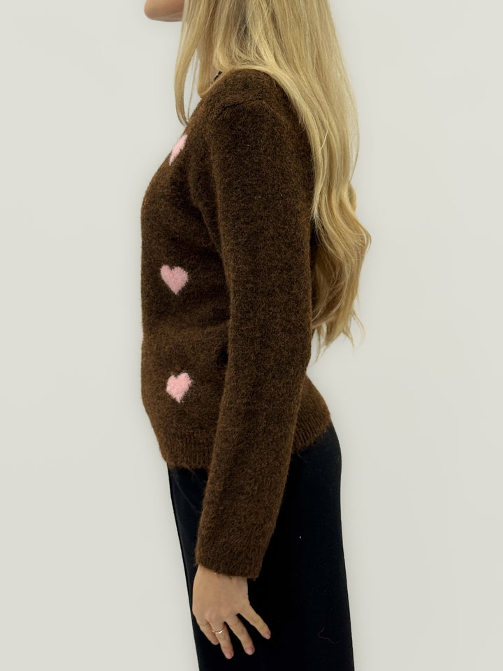 Francien™  |  Wool Blend Sweater Hearts
