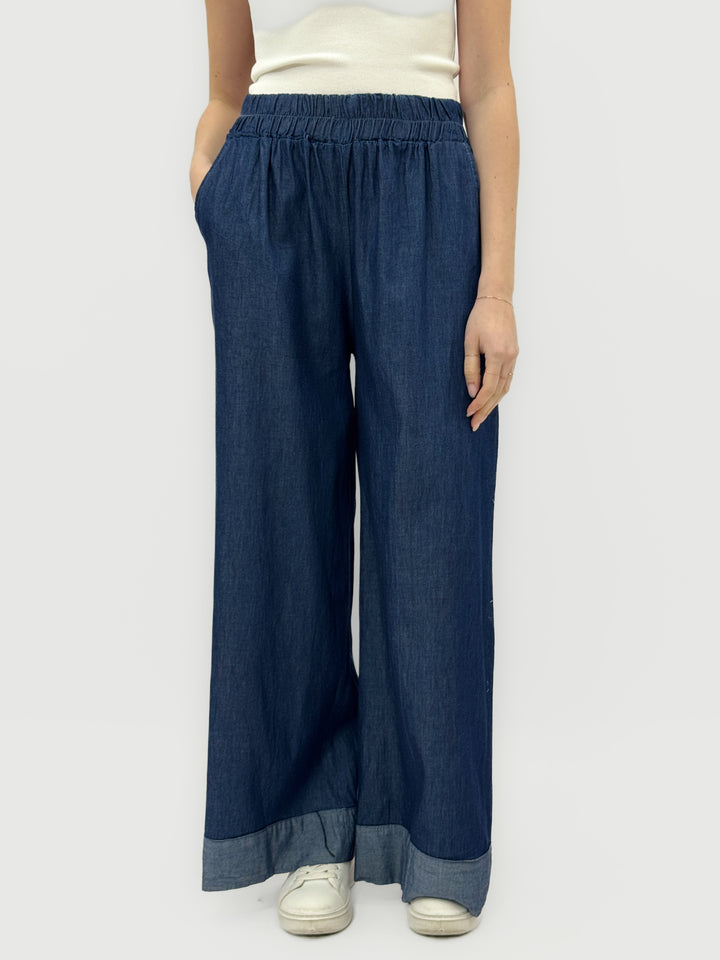 Lightweight™  |  Palazzo Trousers Elasticated Waist