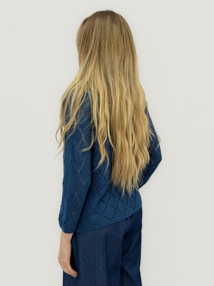 Ursula™  |  soft luxurious fabrics-knit Diamond Cardigan Closure