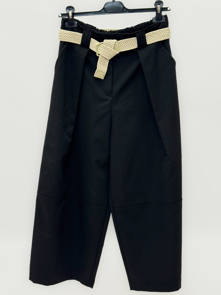Nienke™  |  Wide Trousers Braided Waist