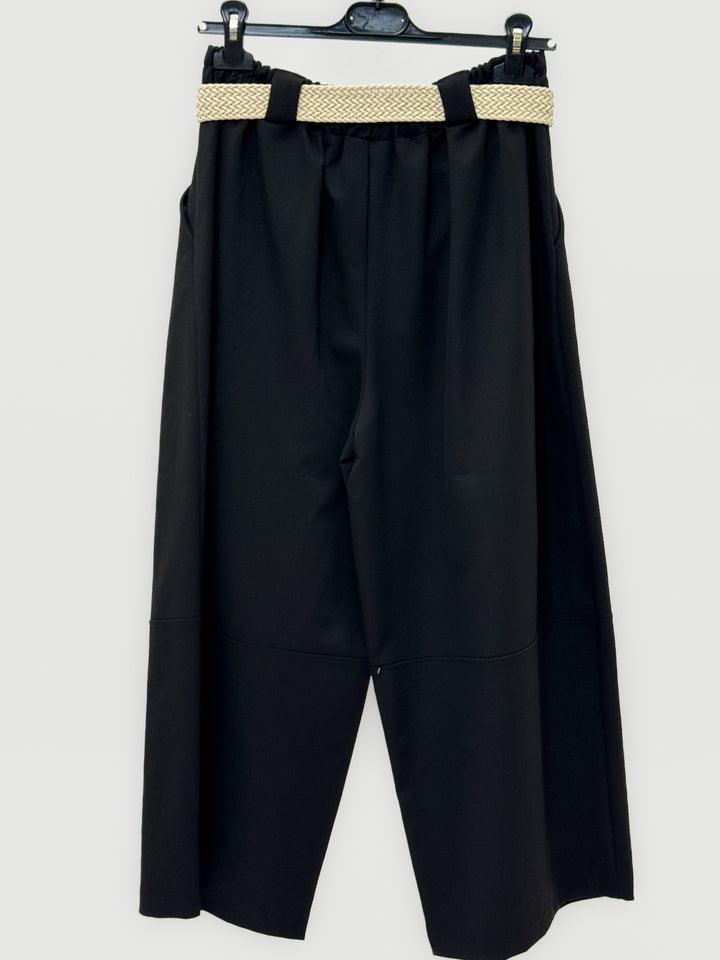 Nienke™  |  Wide Trousers Braided Waist
