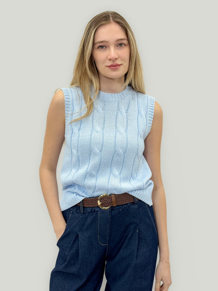 Isabel™  |  Knitted Waistcoat Modern Cut