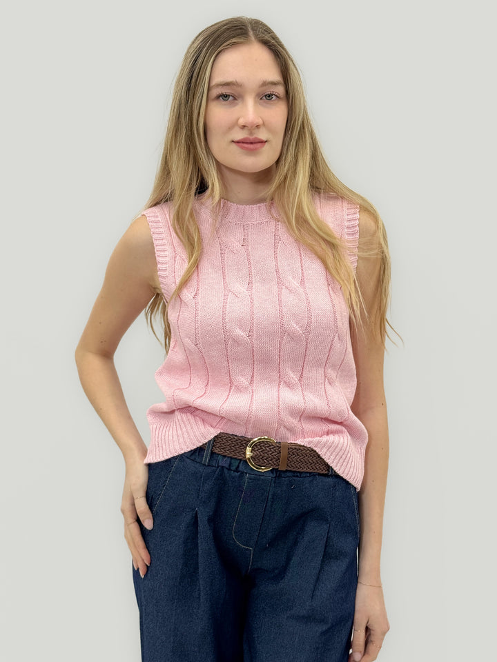 Isabel™  |  Knitted Waistcoat Modern Cut