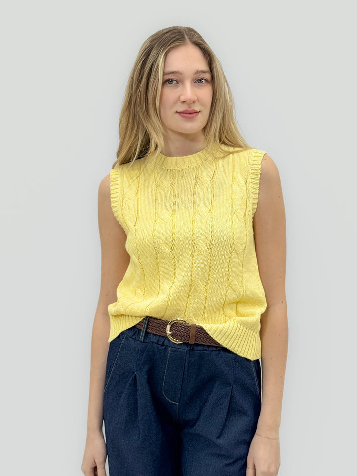 Isabel™  |  Knitted Waistcoat Modern Cut