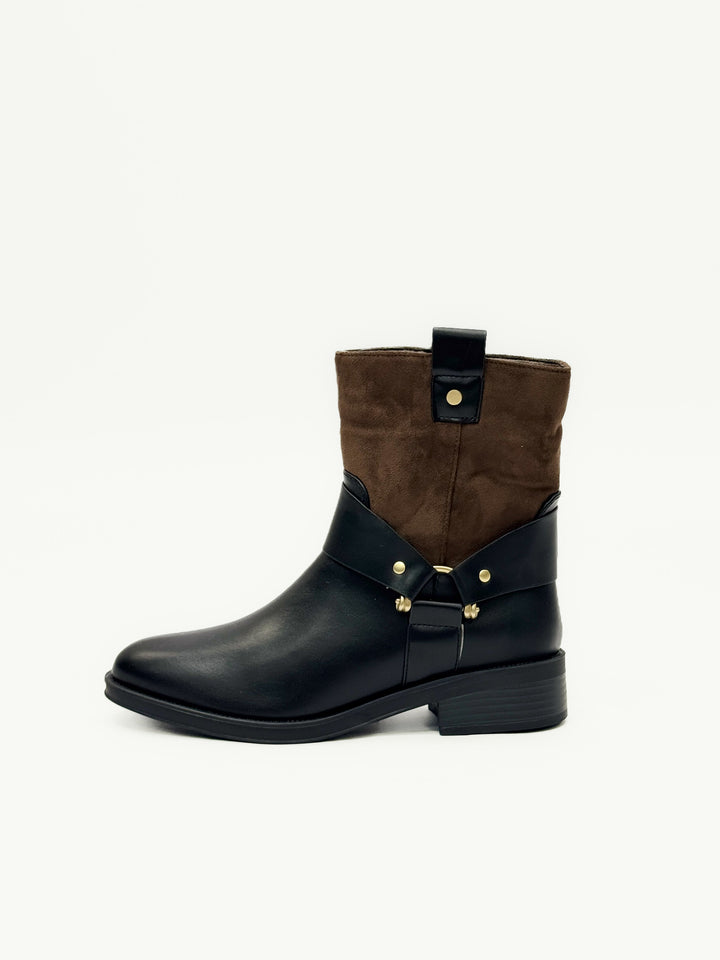 Wendy™  |  Bicolour Biker Ankle Details