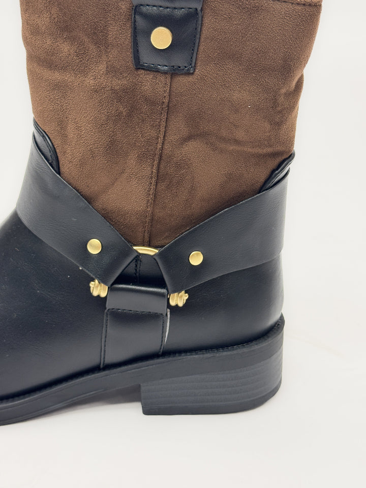 Wendy™  |  Bicolour Biker Ankle Details