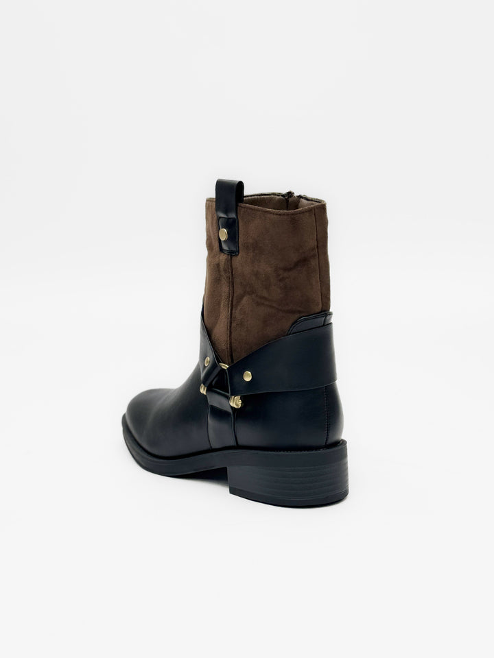 Wendy™  |  Bicolour Biker Ankle Details