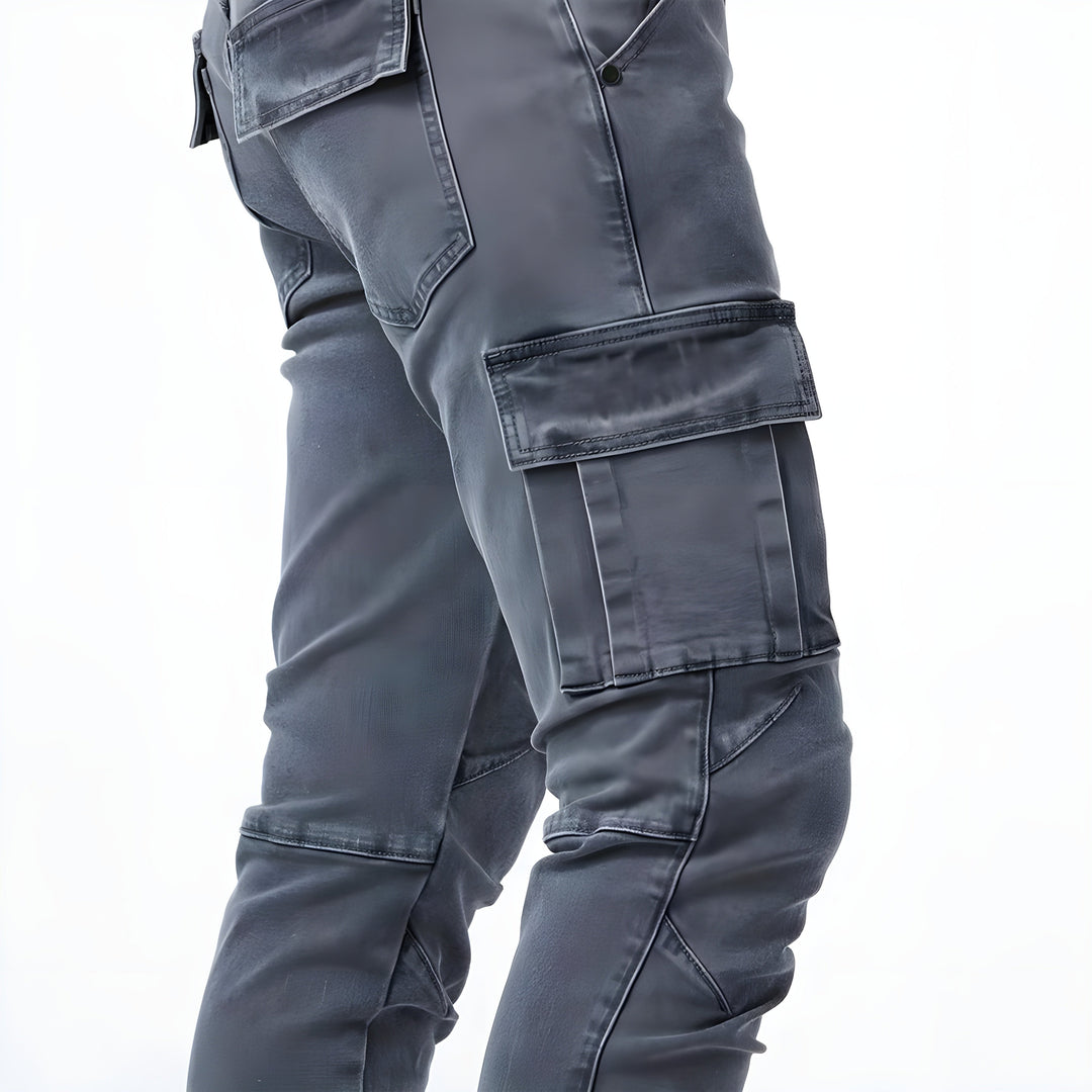 Tim | Men's Trendy Cargo Pants with Multiple Pockets and Slim Fit