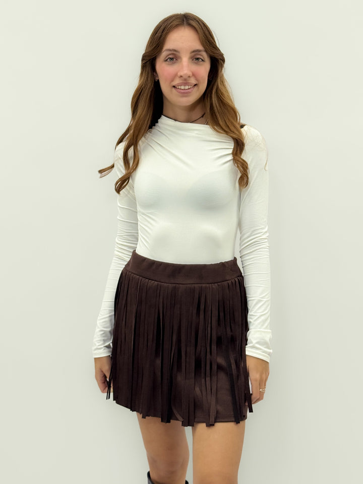 Talita™  |  soft luxurious fabrics Skirt Fringes Italy