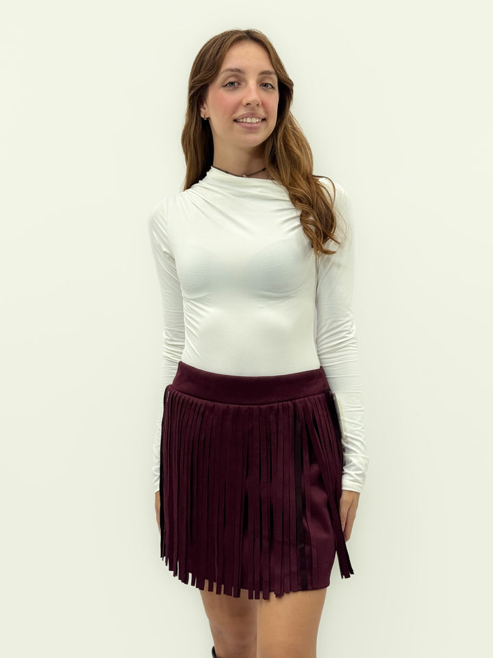 Talita™  |  soft luxurious fabrics Skirt Fringes Italy