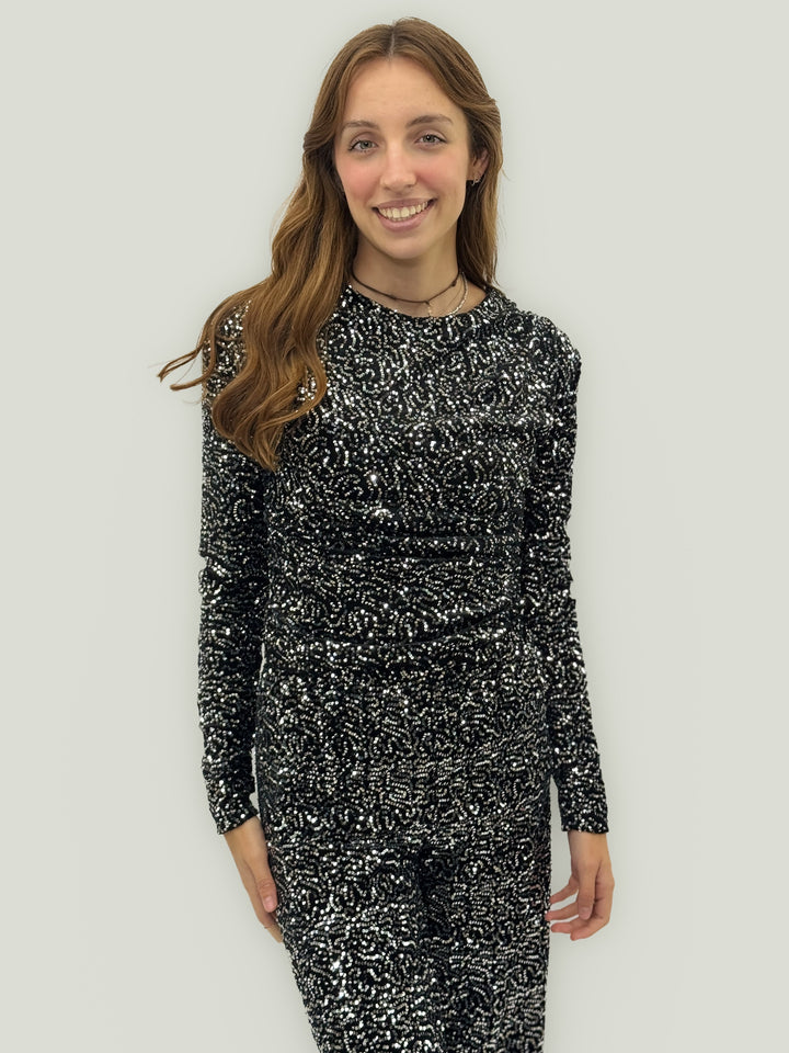 Lara™  |  Long Sleeve All-Over Top