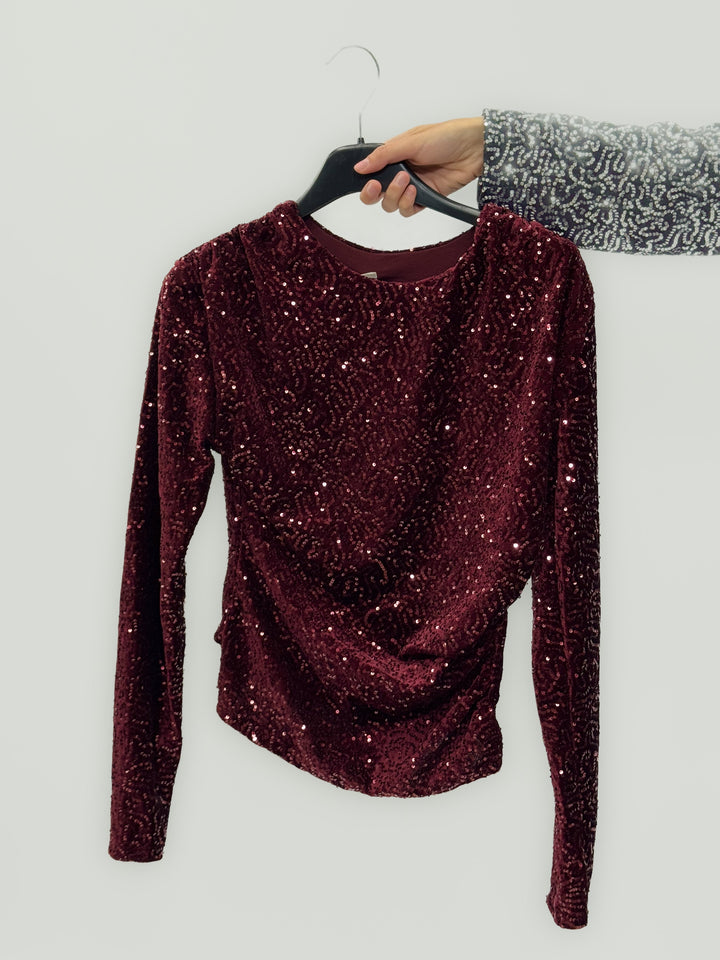 Lara™  |  Long Sleeve All-Over Top