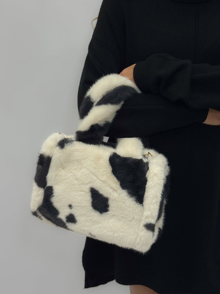Talita™  |  Faux Fur Leopard Handle