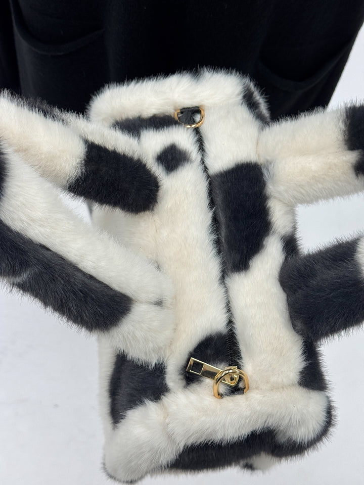 Talita™  |  Faux Fur Leopard Handle