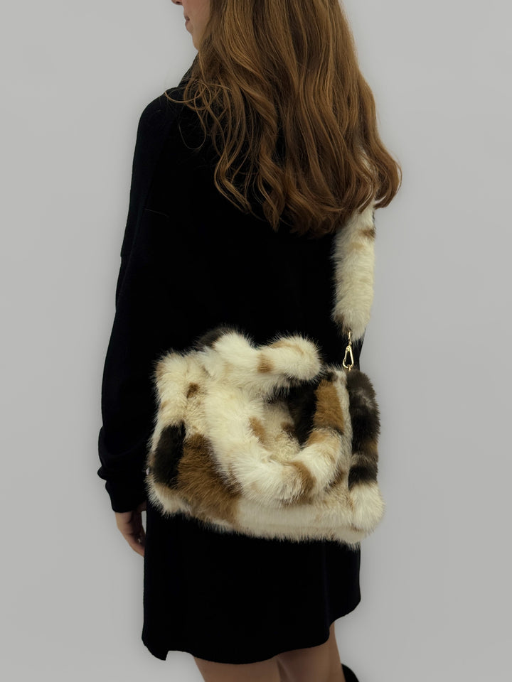 Talita™  |  Faux Fur Leopard Handle