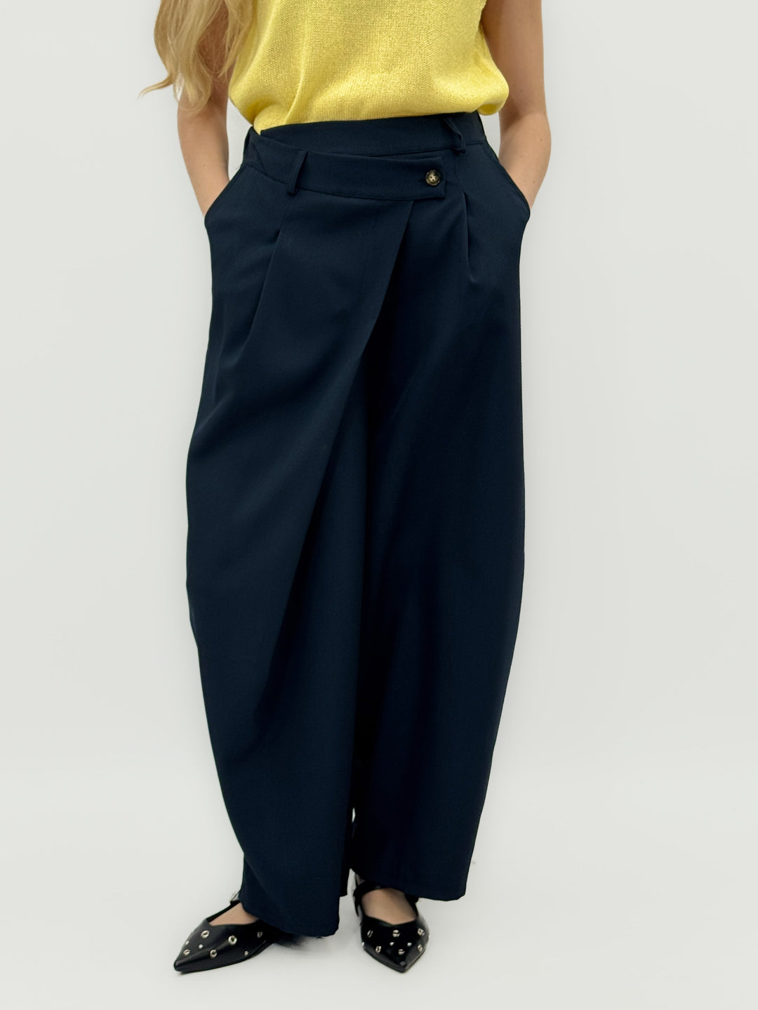 Kirsten™  |  High-Waisted Palazzo Trousers Elegant