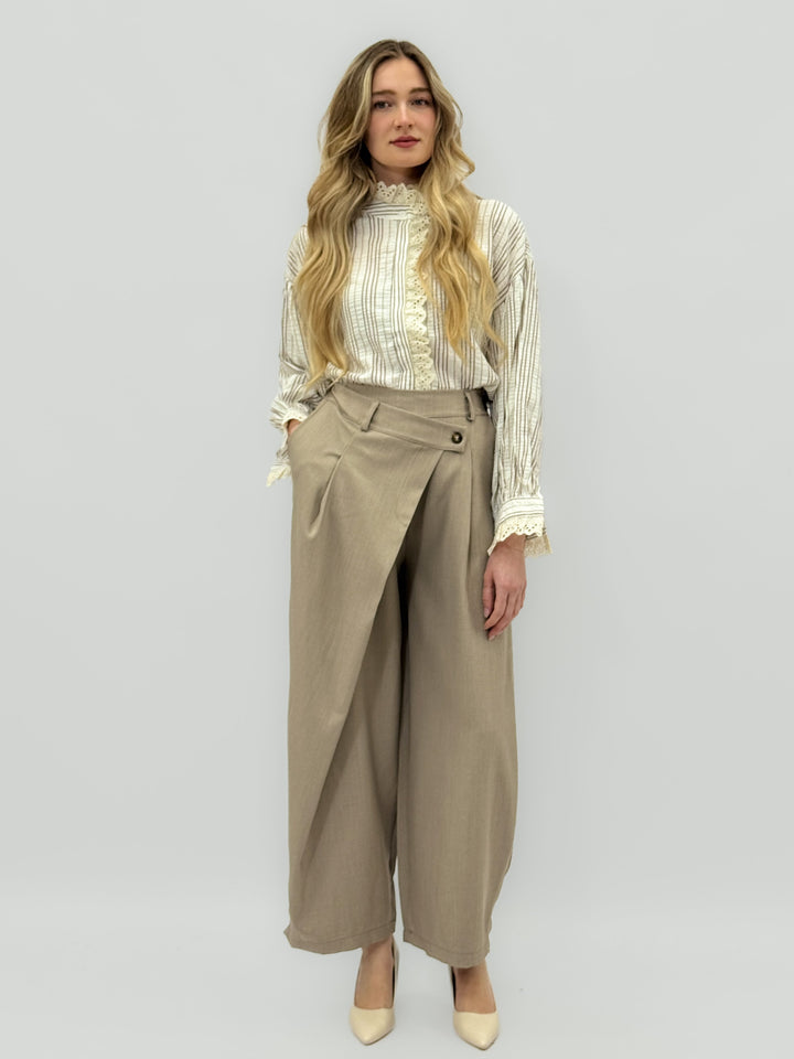 Marisa™  |  Shirt Stripes soft luxurious fabrics Romantic