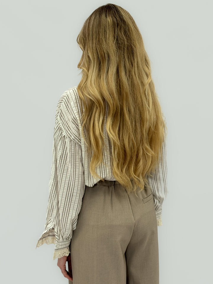 Marisa™  |  Shirt Stripes soft luxurious fabrics Romantic