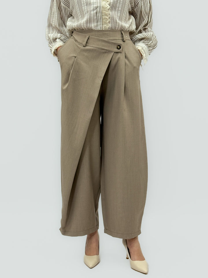 Kirsten™  |  High-Waisted Palazzo Trousers Elegant