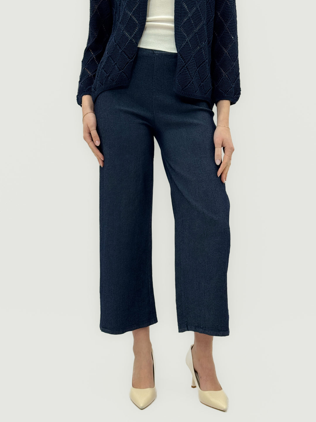 Imke™  |  Cropped Stretch soft luxurious fabrics Fit