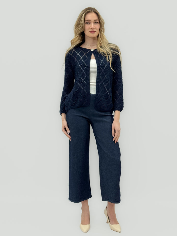 Imke™  |  Cropped Stretch soft luxurious fabrics Fit