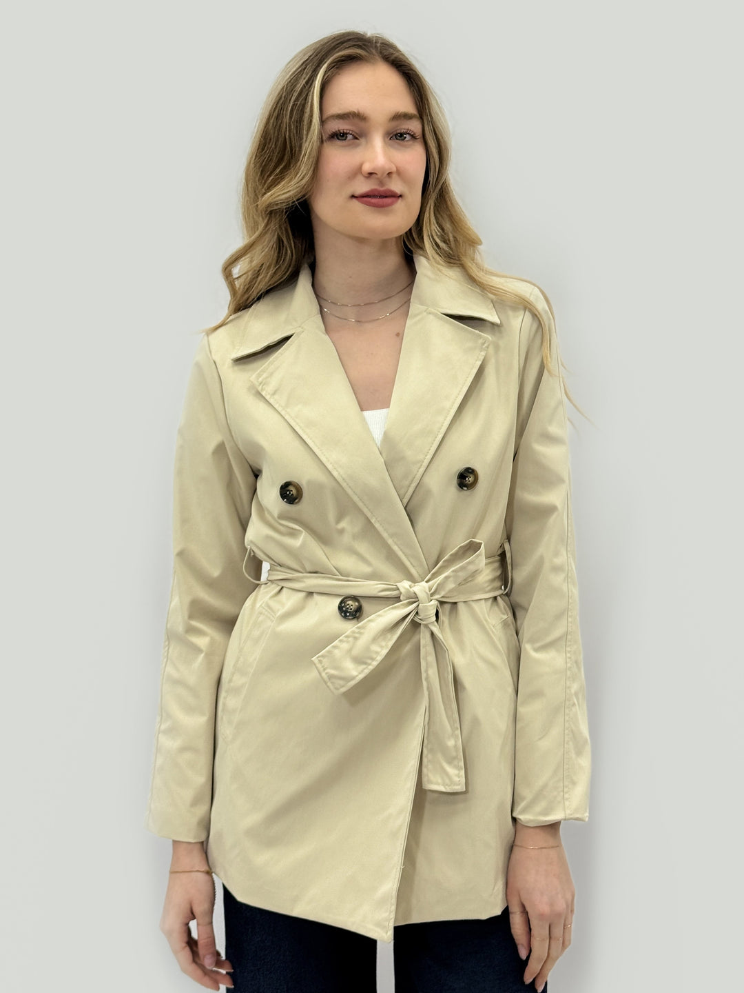 Doreen™  |  Double-Breasted Women's Trench Belt