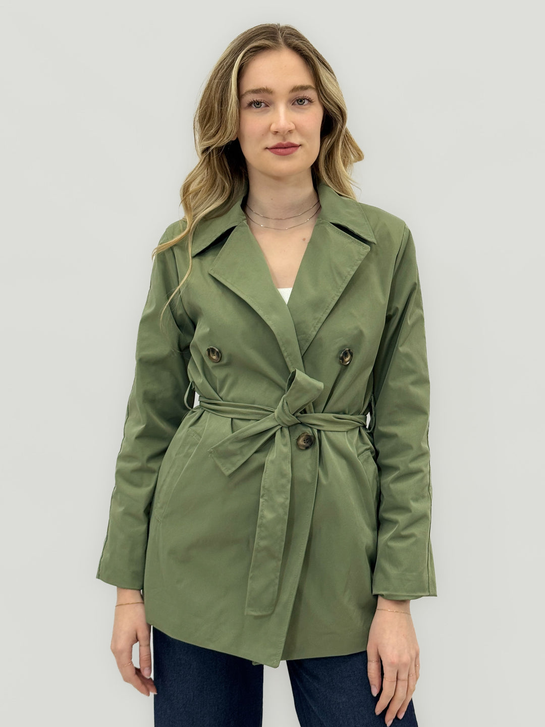 Doreen™  |  Double-Breasted Women's Trench Belt