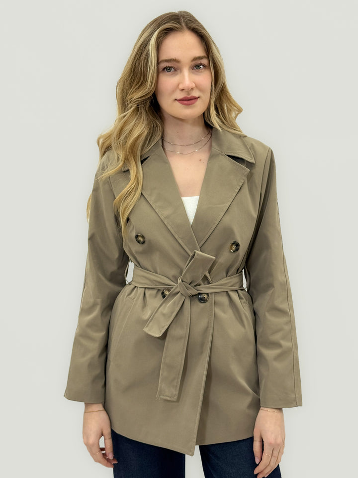 Doreen™  |  Double-Breasted Women's Trench Belt